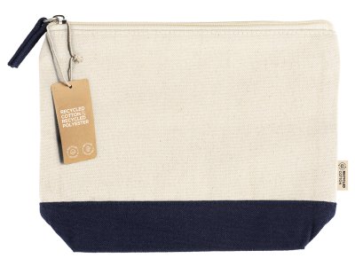 SERENITY Kozmetička torba od recikliranog pamuka, 320 g/m2